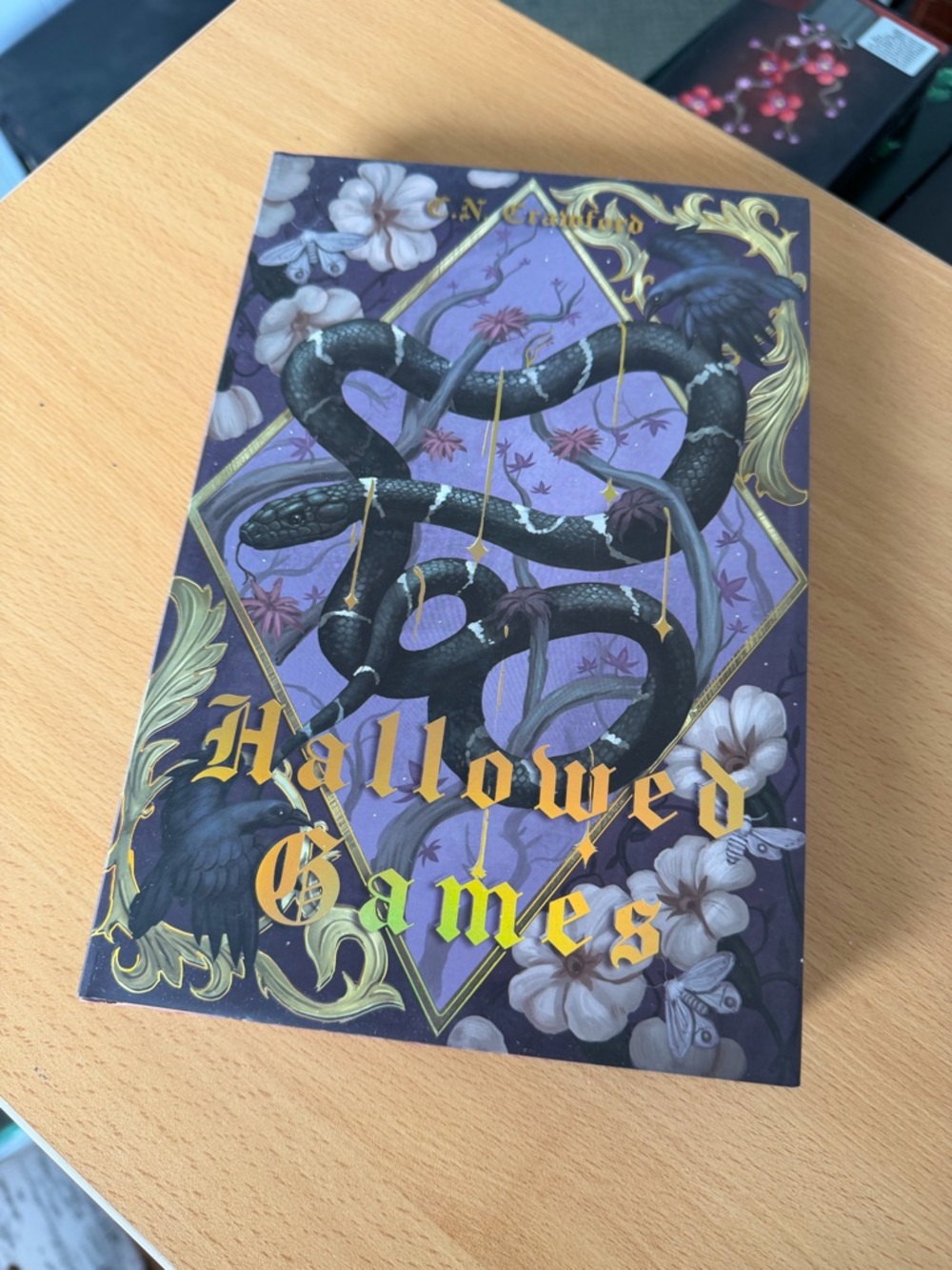 Hallowed Games Hardcover Book with Sprayed Edges